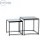 Import Clear glass center table, nordic style simple coffee table from China