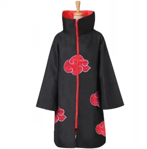 cloak Cape Japanese anime clothes cosplay red cloud robe costumes ring