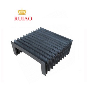 cnc rubber flexible Shield guide rails way Flat accordion dust Bellow Cover for leadscrew