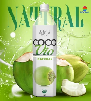 Natural Coconut Water Juice in Fruit Flavours, 1L Passion Fruit Bottle