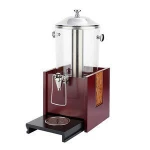Cold fruit juice juice dispenser machine with wooden base