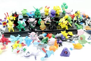 Collectible toys Japanese anime model poke mon 144pcs Pika chus miniatur cake decoration doll action figures