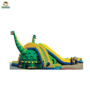 colorful children inflatable water slide