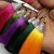 Import Colorful rayon silk tassel with beautiful silver cap for tassel bags jewelry from China