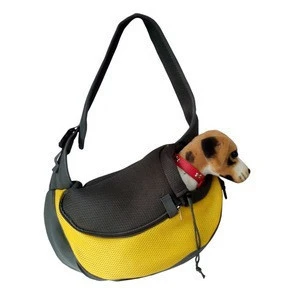 Comfort Pet Dog Carrier Outdoor Travel Handbag Pouch Mesh Single Shoulder Bag Sling Mesh Travel Tote Shoulder Bag Pet Carrier