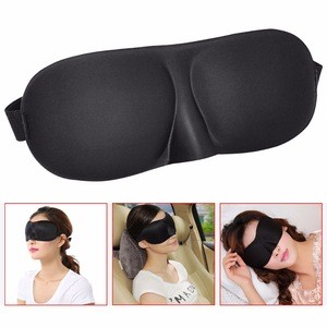 Comfortable Luxury Fashion Memory Foam Sleep Covers 3D Eye Mask With Ear Plugs
