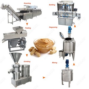 Commercial Peanut Butter Colloid Mill Peanut Butter Grinding Making Processing Machine Peanut Butter Production Line