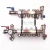 Import copper underfloor distribution Pipe manifold HVAC collector water heating system with brass balancing valve factory price yuhuan from China