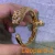Import costume jewelry making supplies Cubic Zircon  Inlayluxury jewelry 18k Gold Plated Jewelry Leopard from China