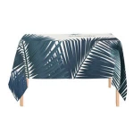 Cotton And Polycotton Sateen Fabric For Tablecloth White Table Cloth