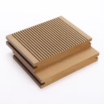 Crack-Resistant Co-Extrusion Solid Wpc Decking Outdoor 3D Embossed Surface Wpc Composite Decking