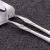Import Creative stainless steel dessert rose shape spoon and fork coffee soup mixing spoon from China