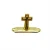 Import Cross type plastic base with metal screw 6103 in gold color from China