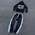 Import Custom Acid Washed Vintage Embroidery Patchwork Graphic Distressed Ribbed Oversized Hoodie And Sweatpants Set Tracksuits For Men from China