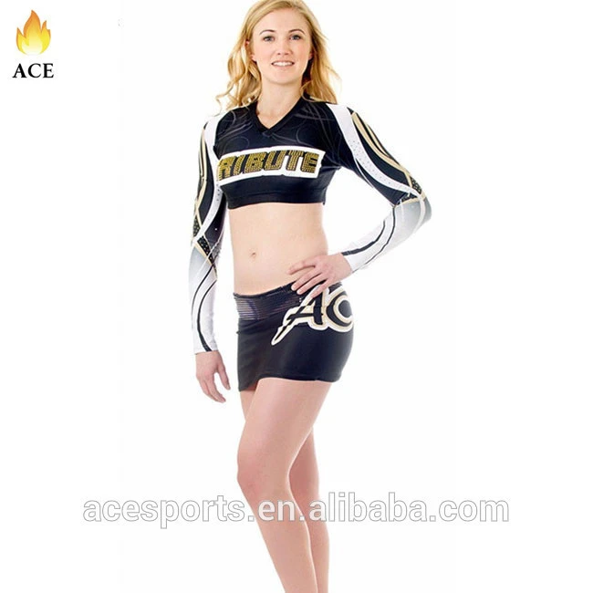 Custom Cheer uniforms Sublimation Spandex Cheerleading Uniforms for Girls