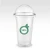Custom Compostable Transparent Cups Biodegradable Plastic PLA Cups with PLA Lid
