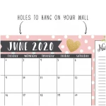 Custom Design Monthly Planner Whiteboard 365 Day Printing Desk Calendar