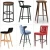 Import Custom Design Restaurant Bar Stools And Tables,Set Of 5 Wooden Bar Stools,Cheap Commercial Bar Stools from China