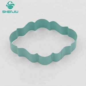 Custom Designed European Cloud Pattern Blessing OEM Cookie Cutter with Powder Plating
