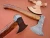 Import Custom handmade Damascus Axe with Rose Wood Handle from Pakistan