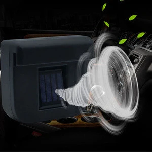 Custom High Speed Auto Cool Window Small LED Air Cooler Solar Car Fan For Car