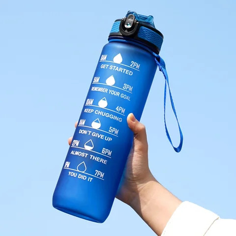 Buy Custom Logo 1000ml/32oz Bpa Free Gradient Plastic Fitness Gym ...
