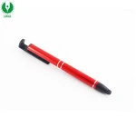 Custom Logo Metal Stylus Pen With Phone Stand