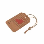 Custom logo Paper garment hangtag swing tag shoe hangtag