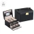 Import custom luxury leather large mirror Jewellery packaging storage wooden jewelry box from China