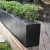 Import Custom modern outdoor garden gold oval laser cut corten steel big modern flower square metal wall planter pot box from China