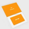 Custom Paper Printing Design Luxury Black And White Business Greeting Gift Card
