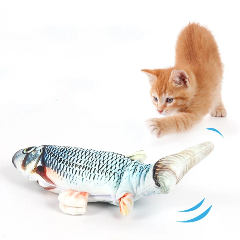 Custom Pet Chew Interactive Electronic Training Squeaky Eco Dog Cat Fish Toys