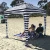 Import Custom Printing 6.5ft 7ft, Stripe Portable Windproof Uv50+ Beach Tent Sun Shelter Pop Up Outdoor Cool Beach Umbrella Cabanas/ from China