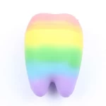 Custom Squishy High Quality with Scents , Rainbow Tooth Shape Slow Rising Squishy Toys Other Baby Toys