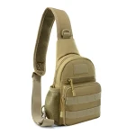 Custom Tactical Nylon Waterproof Cell Phone Bags Custom Mens Chest Bag Sling Crossbody Bags