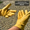 Custom Work Gloves Cowhide Leather Gardening  Motorcycle General Industrial Safety Gloves
