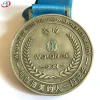 Custom Zinc Alloy  Casting Sports Award Medal with Sublimation Ribbon Lanyard