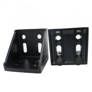 Customized aluminum die cast metal mount corner shelf frame brackets orthodontic for aluminum profile