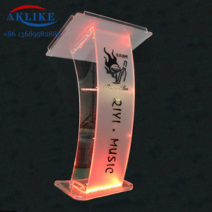 Buy Customized Cheap Portable Transparent Acrylic Lectern Podium ...