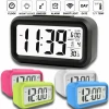 Customized Cheap Smart Temperature Sensor Table digital &amp; analog-digital  Alarm Clocks with Date Loud Alarm