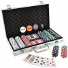 Customized Design Available Aluminum Carrying Case Poker Set 300 Chips Aluminum Case Poker