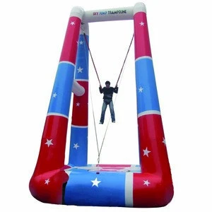 Customized durable theme park inflatable bungee jumping equipment for sale