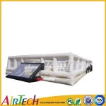 customized inflatable land, funny football game , inflatable football field