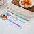 Import Customized Logo Stainless Steel 304 Rose Gold Black Korean Cutlery Set Spoon Fork Chopsticks from China