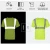 Import Customized Manufacture Hi Vis Workwear MESH Vest Safety Jacket YELLOW Reflective Safety Work Reflective t-shirt men from China