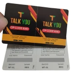 Customized multi pin paper printing prepaid card scratch phone card with opp bag