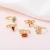 Import Cute Ear Clip Earrings18K Sea Animals Starfish Hippocampus Dolphin Zircon Hoop Accessories Jewerly from China