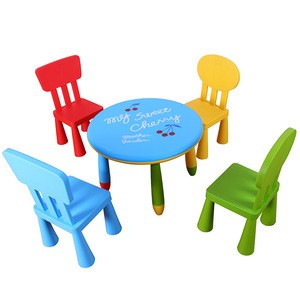 Cute table and chair furniture for children