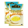 Dancing Chef Cream of Chicken and Mushroom Instant Soup, Powder Soup, No MSG, No Preservatives