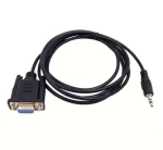 DB9 9-Pin Female to 3.5mm Male Plug Serial Cable RS232 to 18 Inch Audio & Video Conversion Cable 6FT1.8M